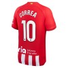 Virallinen Fanipaita Atlético Madrid Correa 10 Kotipelipaita 2023-24 - Miesten